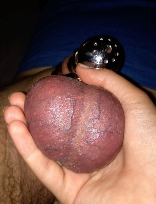 Volle Eier in meiner Hand