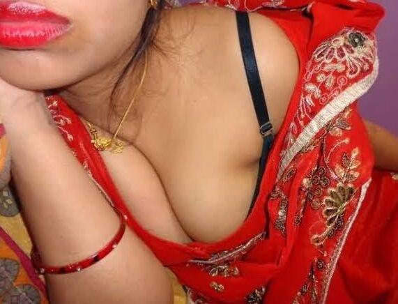 My Real pic Red Saree Room
