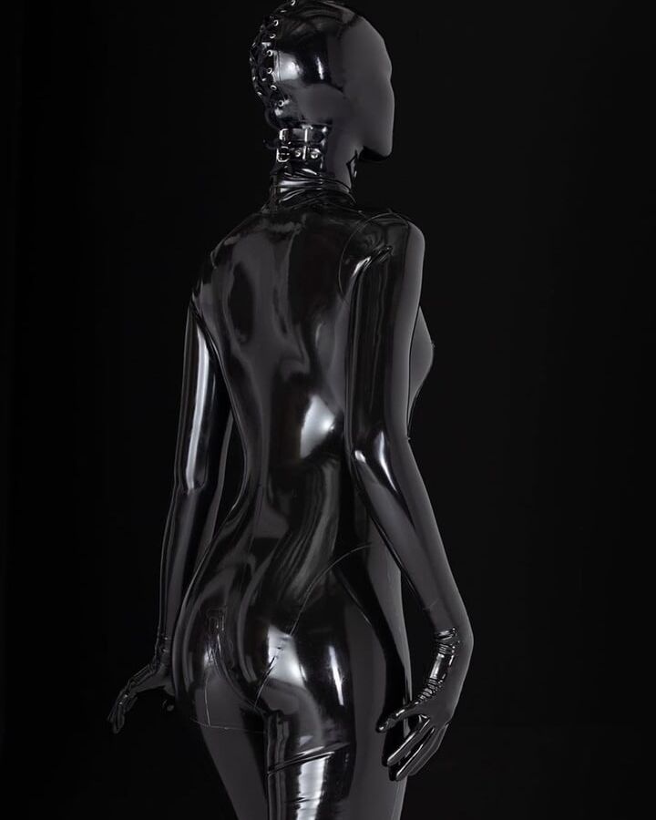 Girls in latex and mask