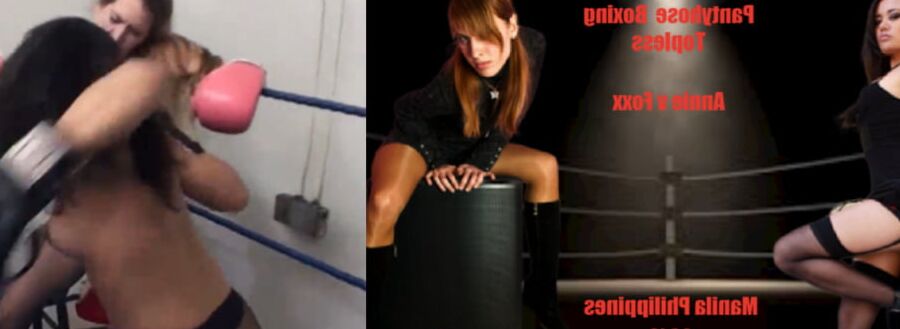 Topless Pantyhose Boxing