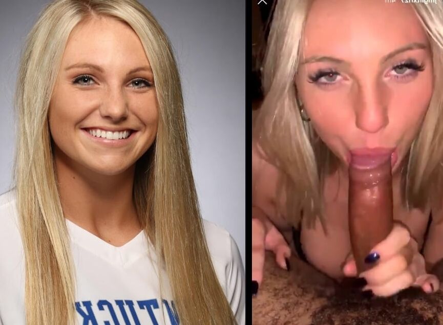 Gorgeous Blonde Volleyball Player