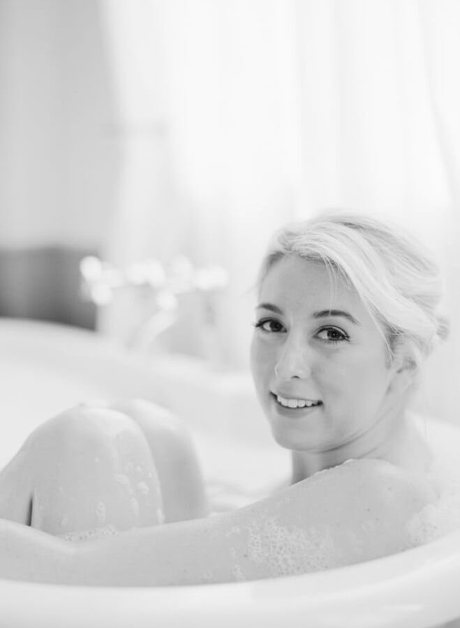 Bathing Blonde Boudoir