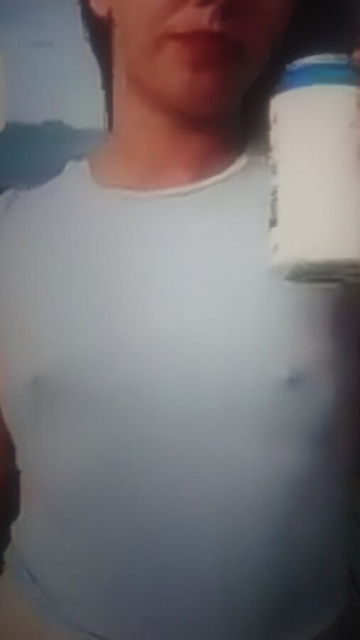 Nipples through clothes.