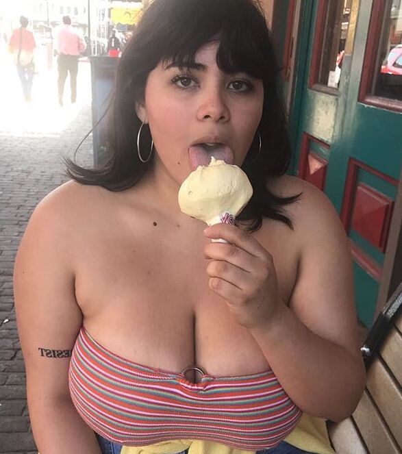 Busty clothed nn