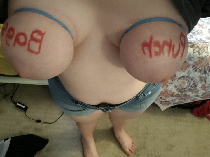 Fat uddered slave humiliated