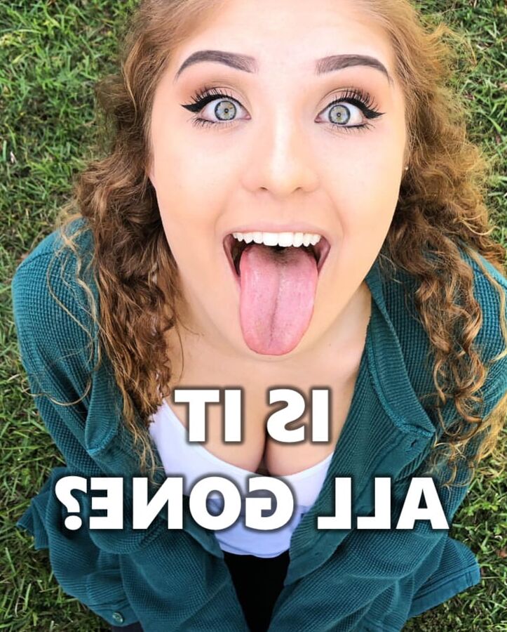 YOU EAT YOUR OWN CUM?!?