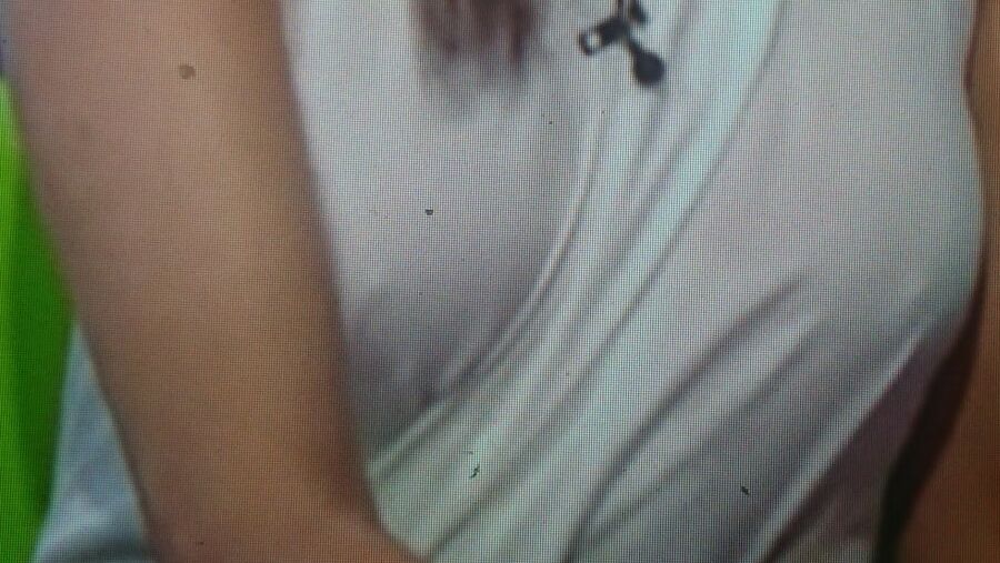 Nipples through clothes.