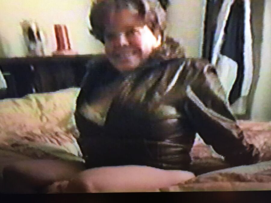 Leathers big boobs