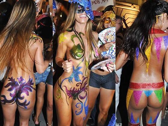 Bruna Marquezine topless Carnaval of Rio feb