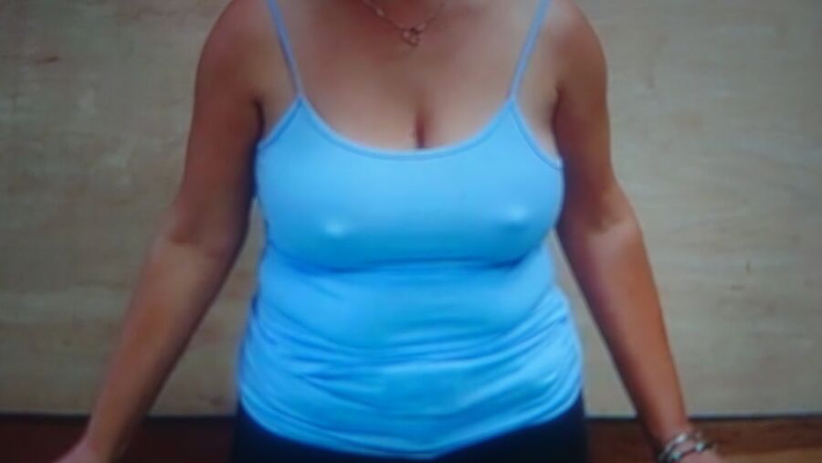 Nipples through clothes.