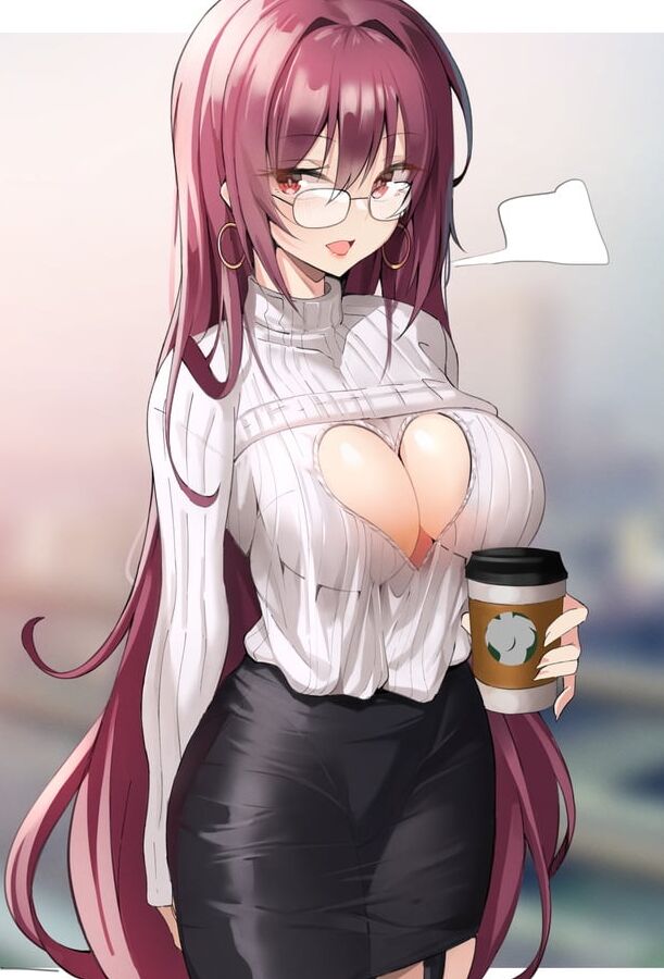 BIG BREASTS IN CLOTHES ECCHI