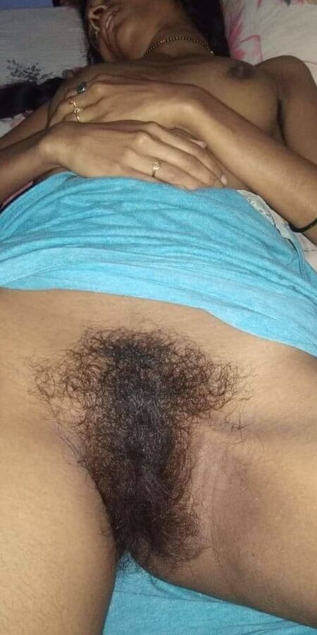 Indian hairy wife