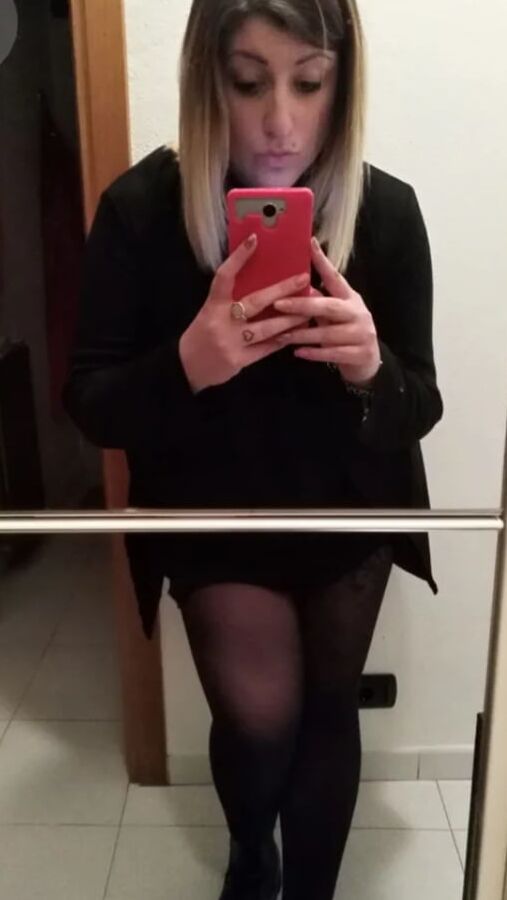 Slut pantyhose friends for cumming