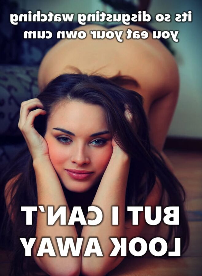 YOU EAT YOUR OWN CUM?!?