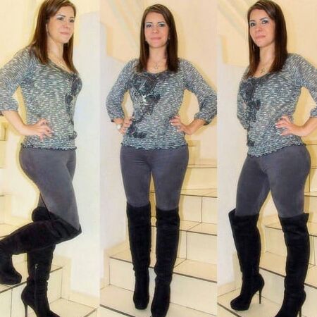 Insta Milf Wearing Boots