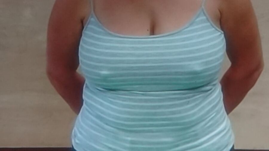 Nipples through clothes.