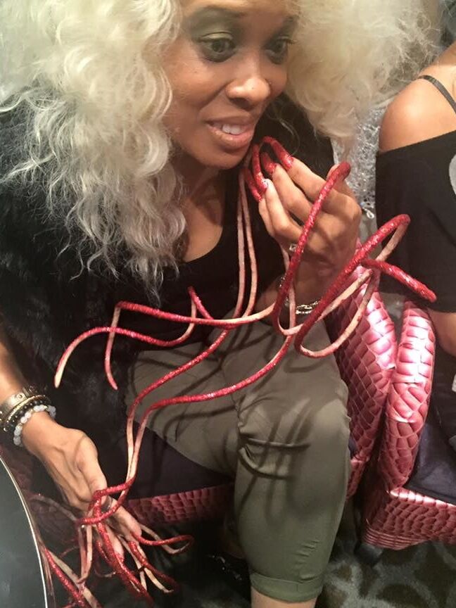 Very long nails