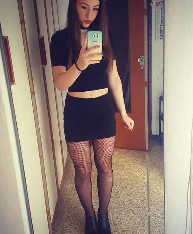 Slut pantyhose friends for cumming
