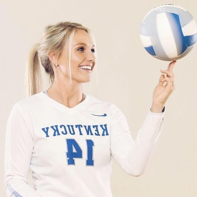 Gorgeous Blonde Volleyball Player