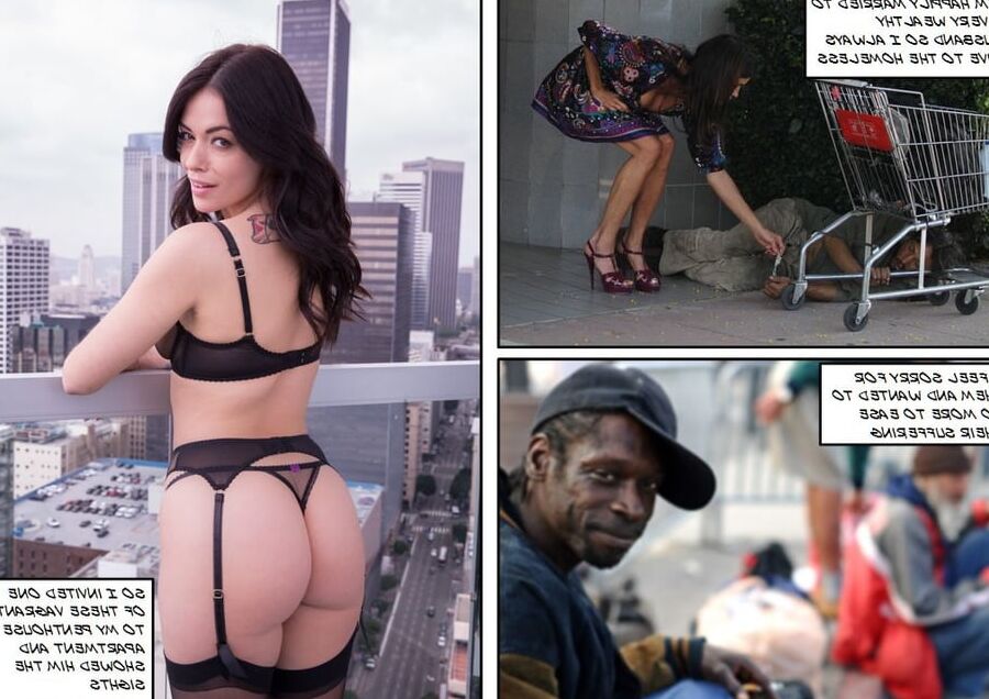 wife loves homeless BBC