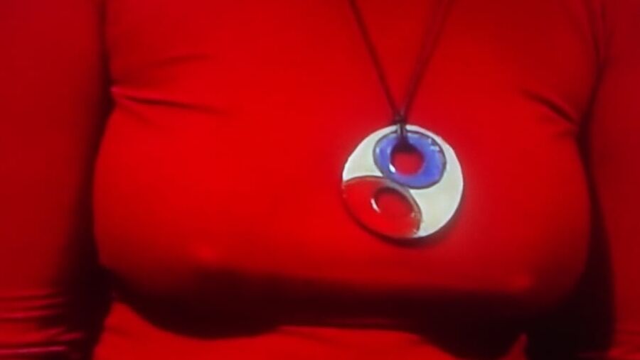 Nipples through clothes.
