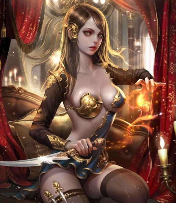 Sexy fantasy female warriors