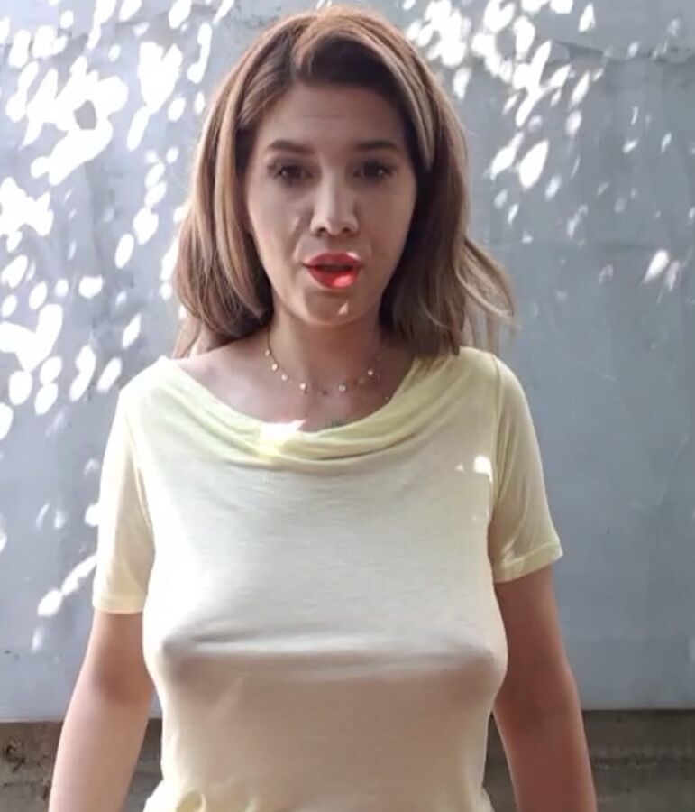 Webslut exposed in public