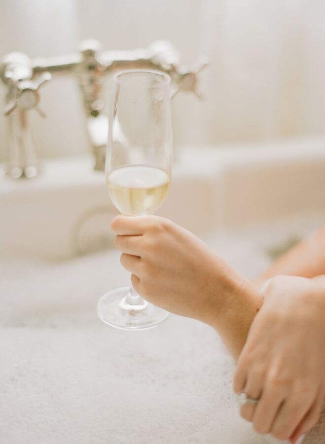 Bathing Blonde Boudoir
