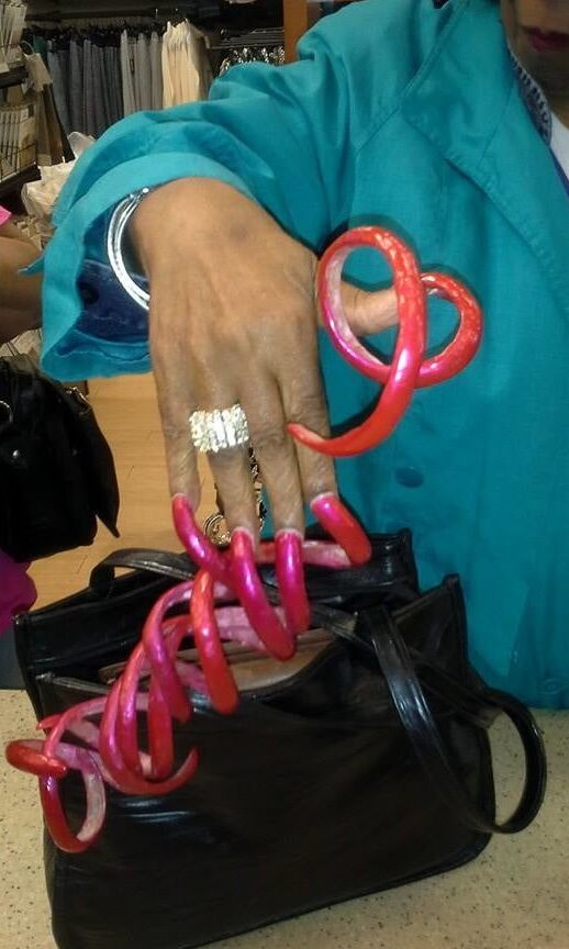 Very long nails