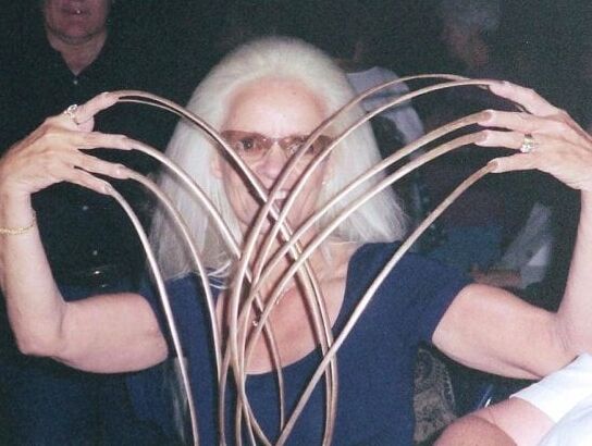 Very long nails