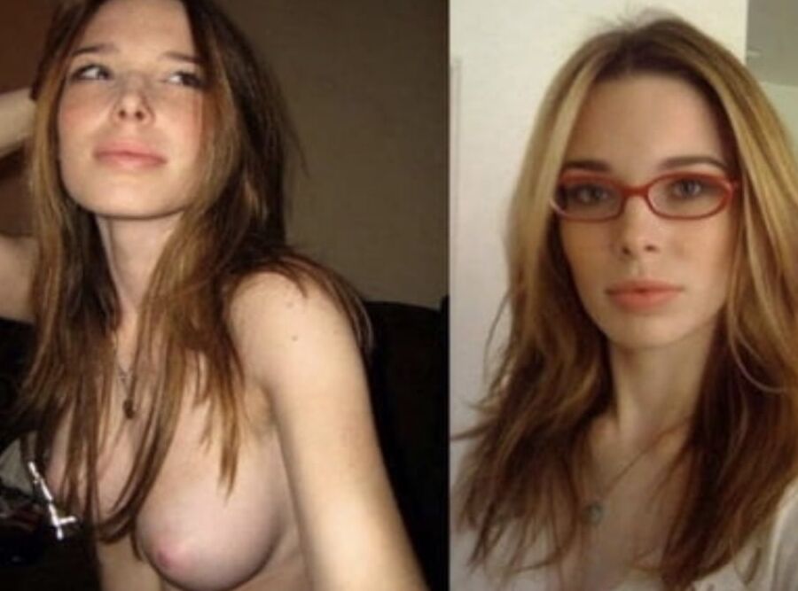 Amateur clothes on and naked