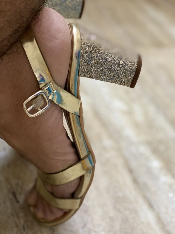Wearing Moms Heels
