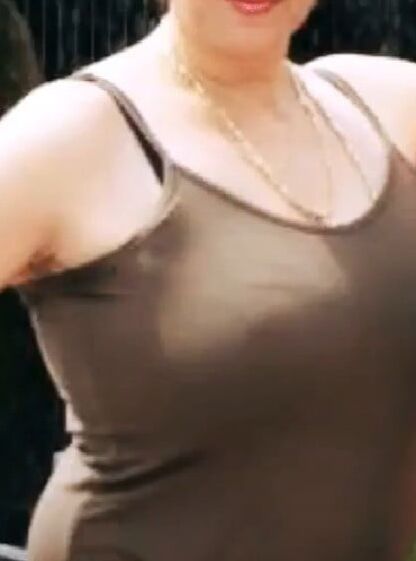 Nipples through clothes.