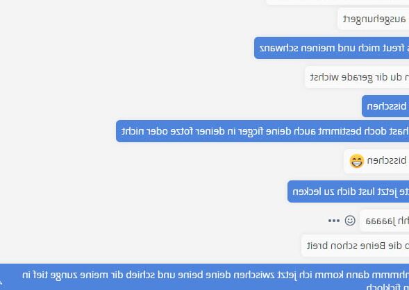 Neuer Chat mit der alten Fotze