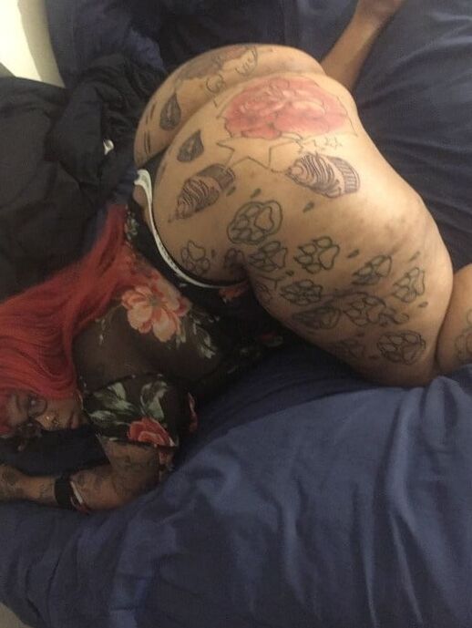 Super Tatted BBW Freak