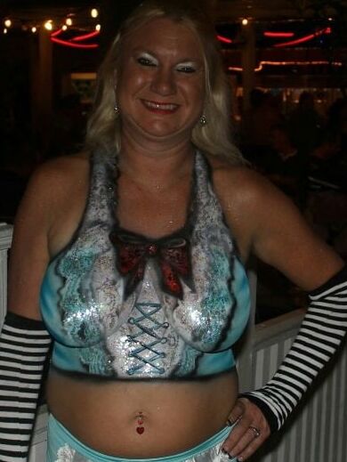 Mature ladies at fantasy fest