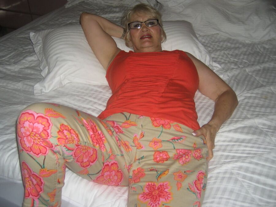 Busty Blonde Granny