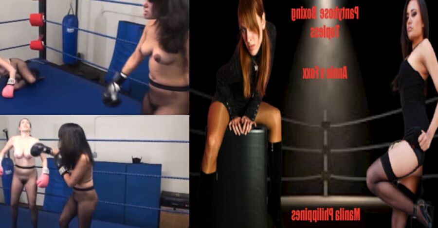 Topless Pantyhose Boxing
