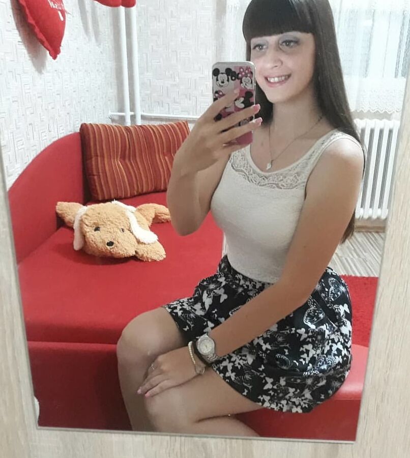 Serbian slut girl beautiful big natural tits Nevena Maric