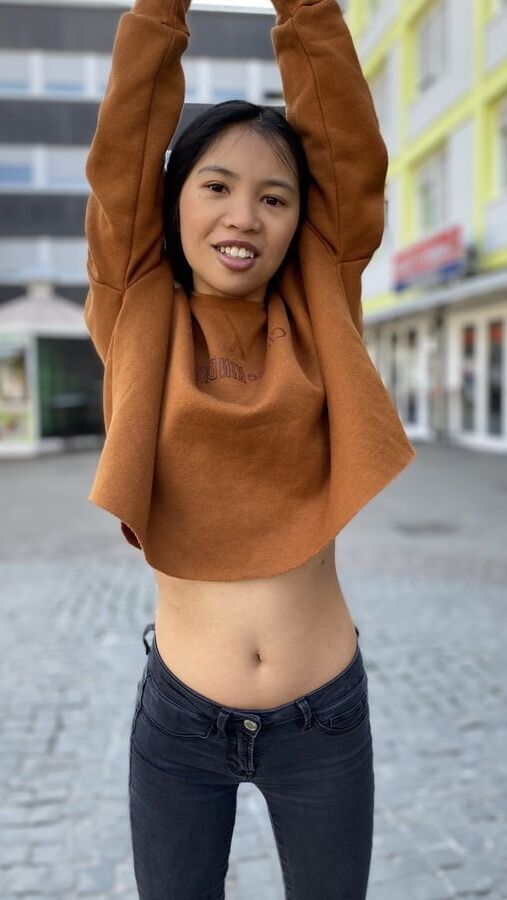Worthless asian cumdump