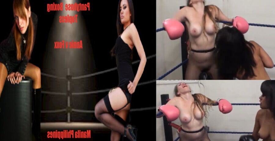 Topless Pantyhose Boxing