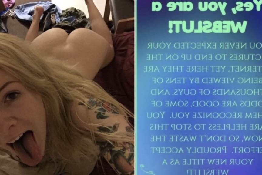 Cucks girl Victoria exposed!