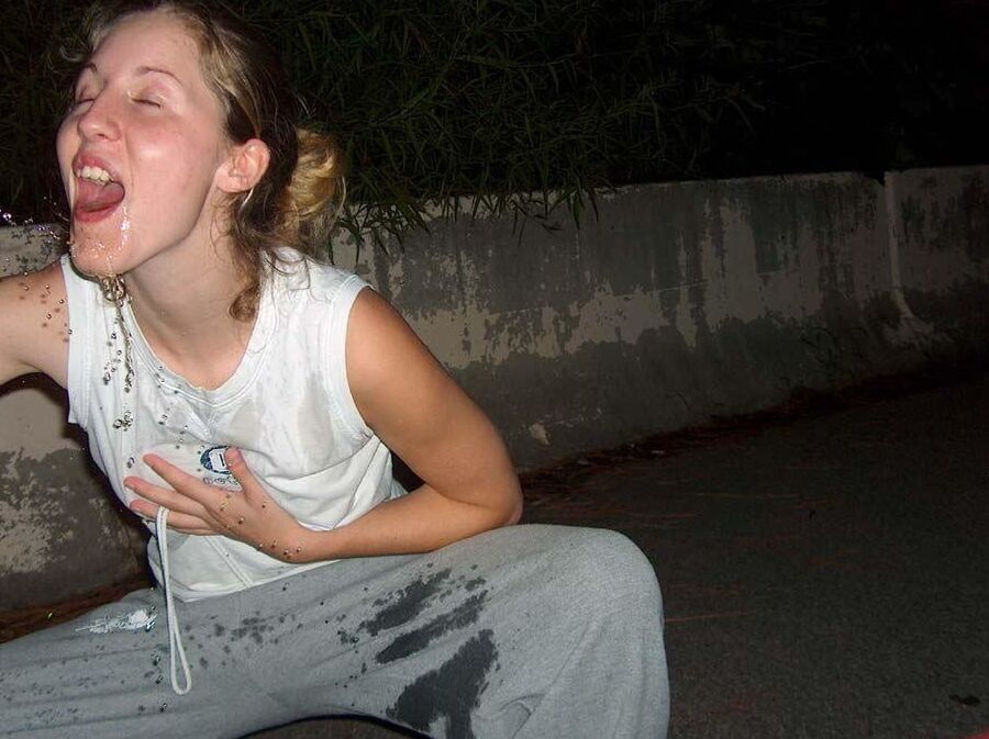 Ugly and Dirty pregnant pee whore
