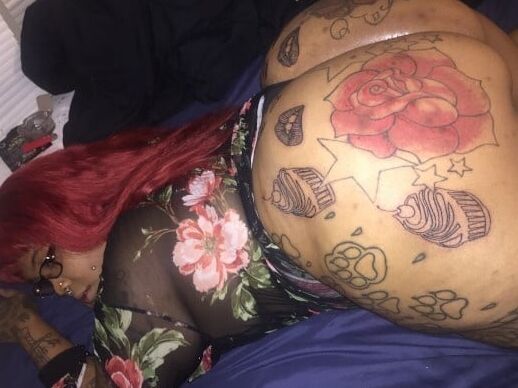 Super Tatted BBW Freak