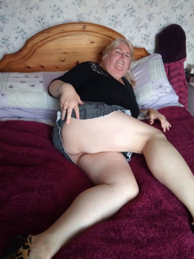 Sexy Sharon in the bedroom.
