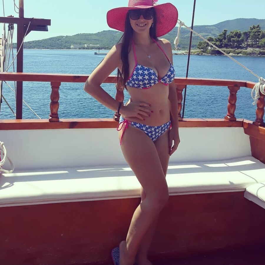 Serbian slut girl beautiful big natural tits Nevena Maric