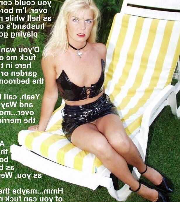 Cuckolds Slutty Hotwife Captions
