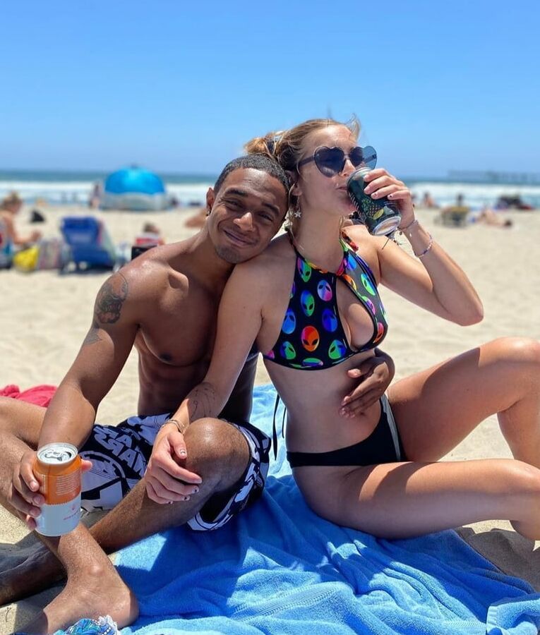 Bikini Clad White Women With Black Men