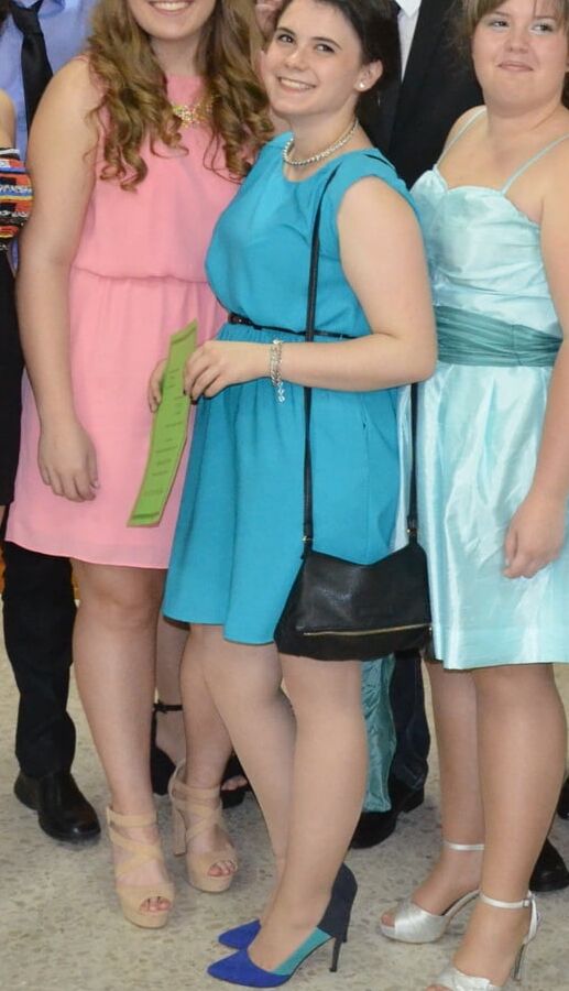 Graduation Pantyhose - Blue Dress Girl