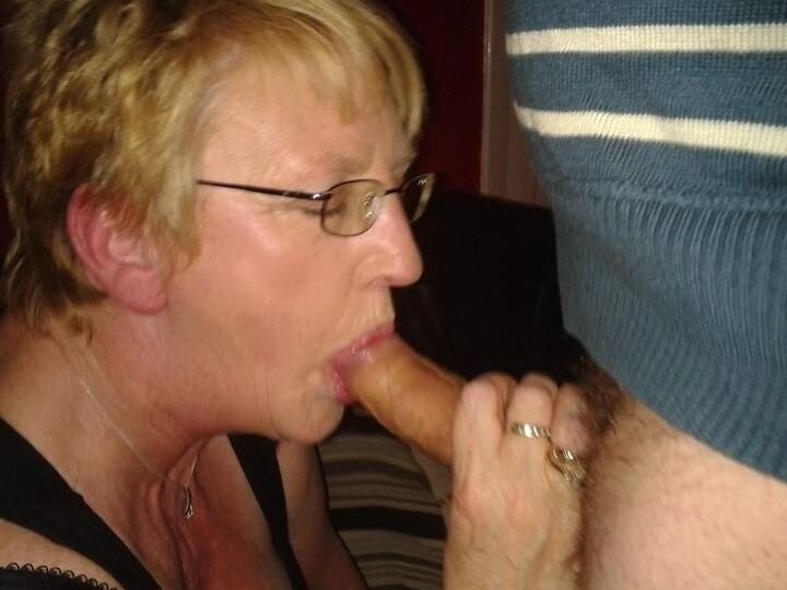 older ladies with something in their mouths